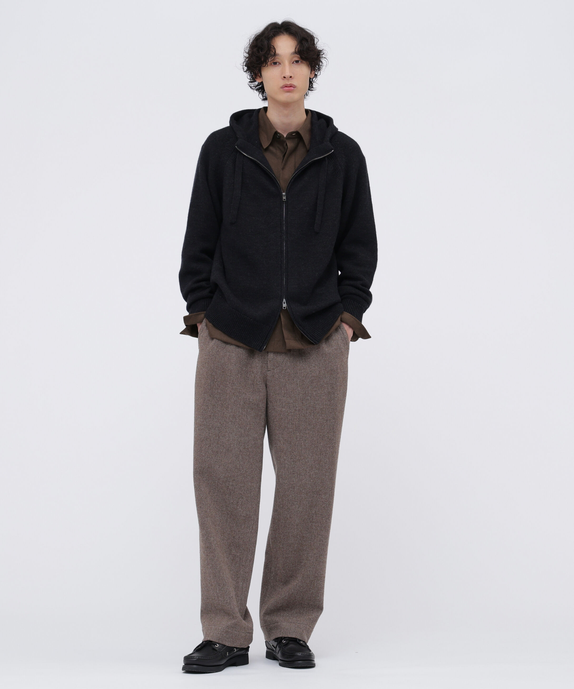 MARGARET HOWELL「MILLED WORSTED SERGE SHIRT」|シャツ・ブラウス|