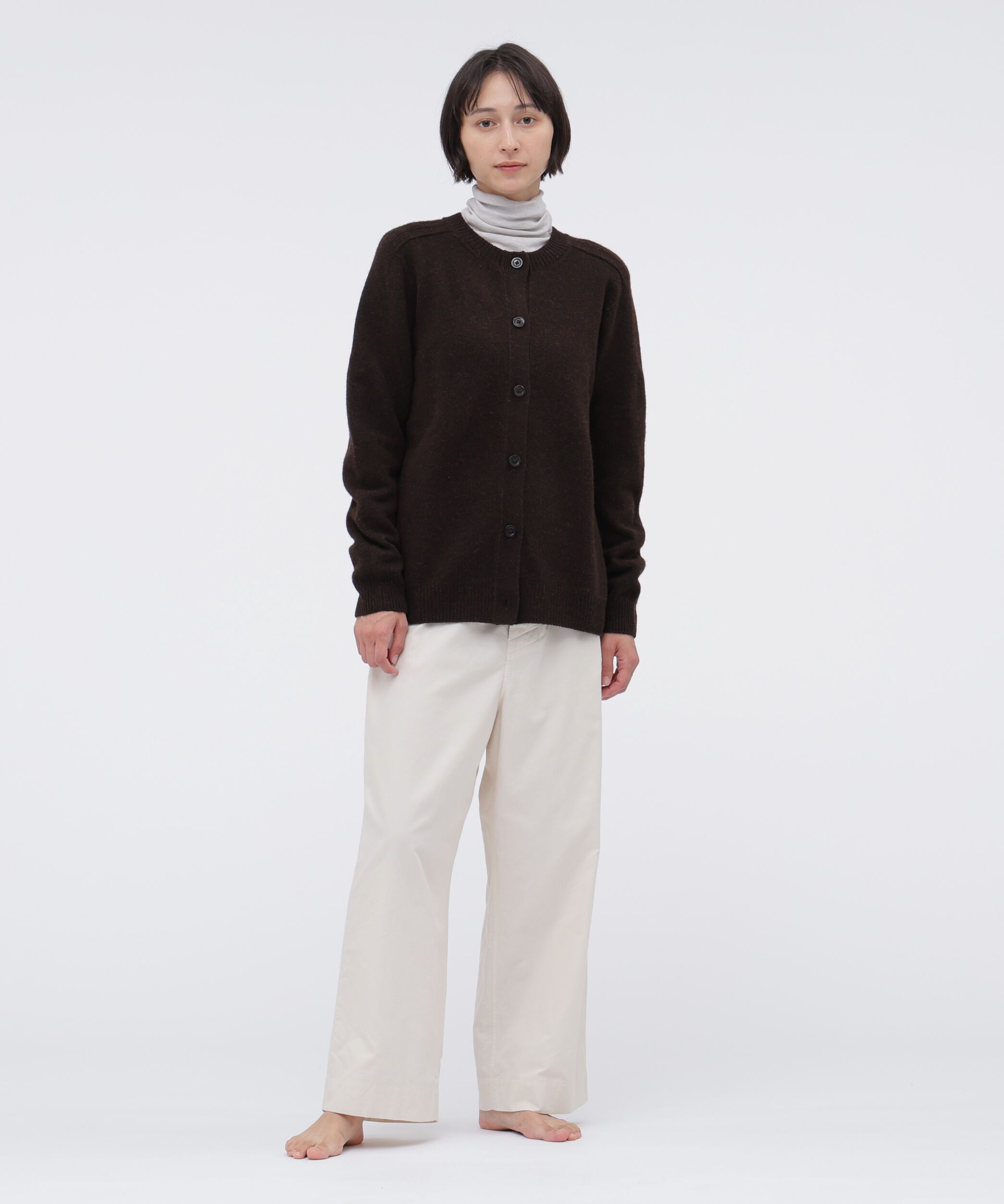 MARGARET HOWELL HOUSEHOLDGOODS「COTTON SILK RIB TOP」|Tシャツ・カットソー|