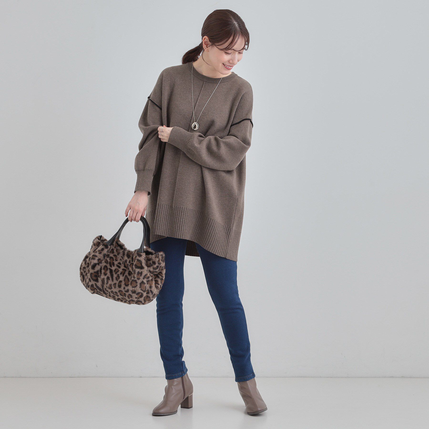 SHOO･LA･RUE「ファー2層2WAYトートバッグ」|トートバッグ|