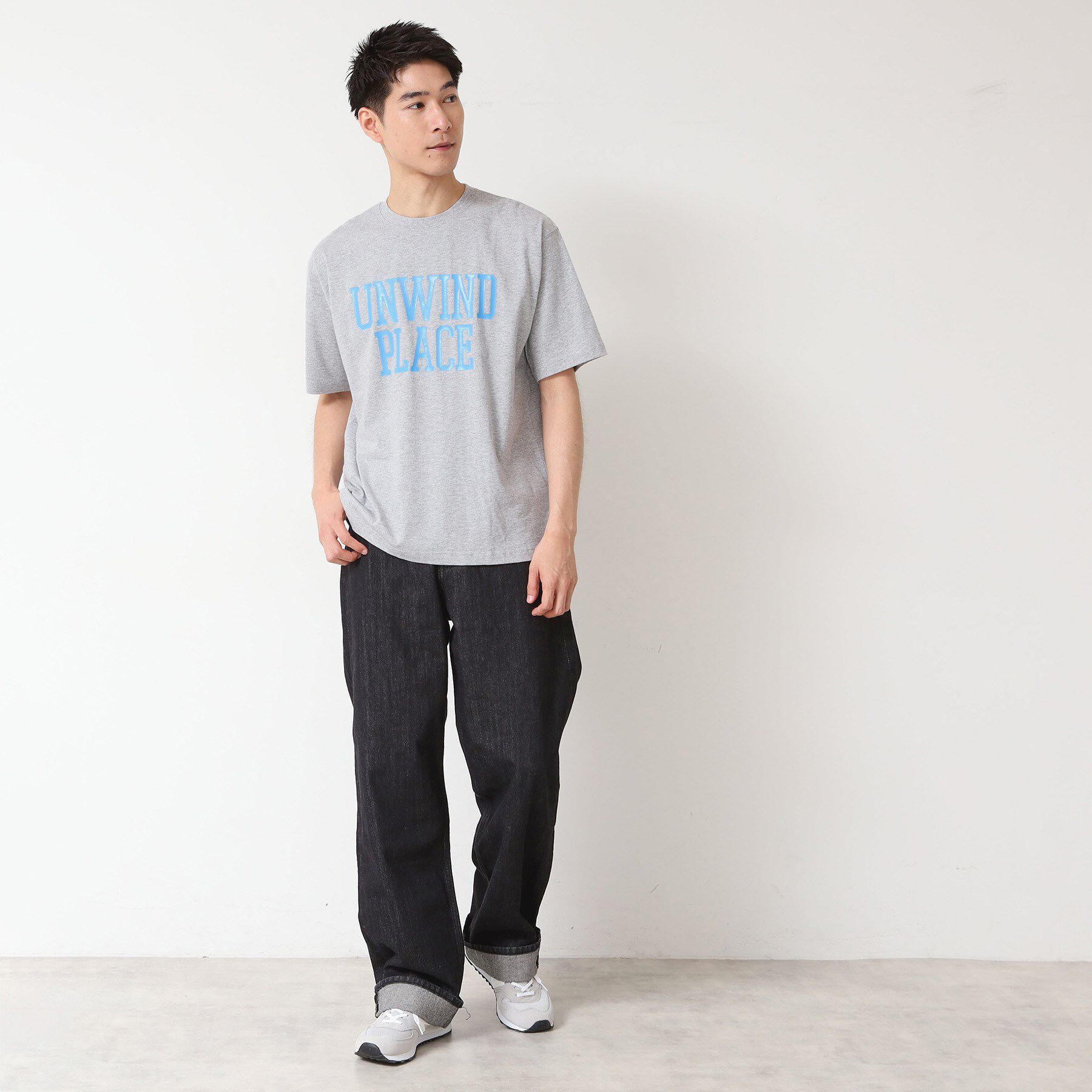 Dessin「【洗える】オーガニックコットン ロゴプリントTシャツ」|Tシャツ・カットソー|