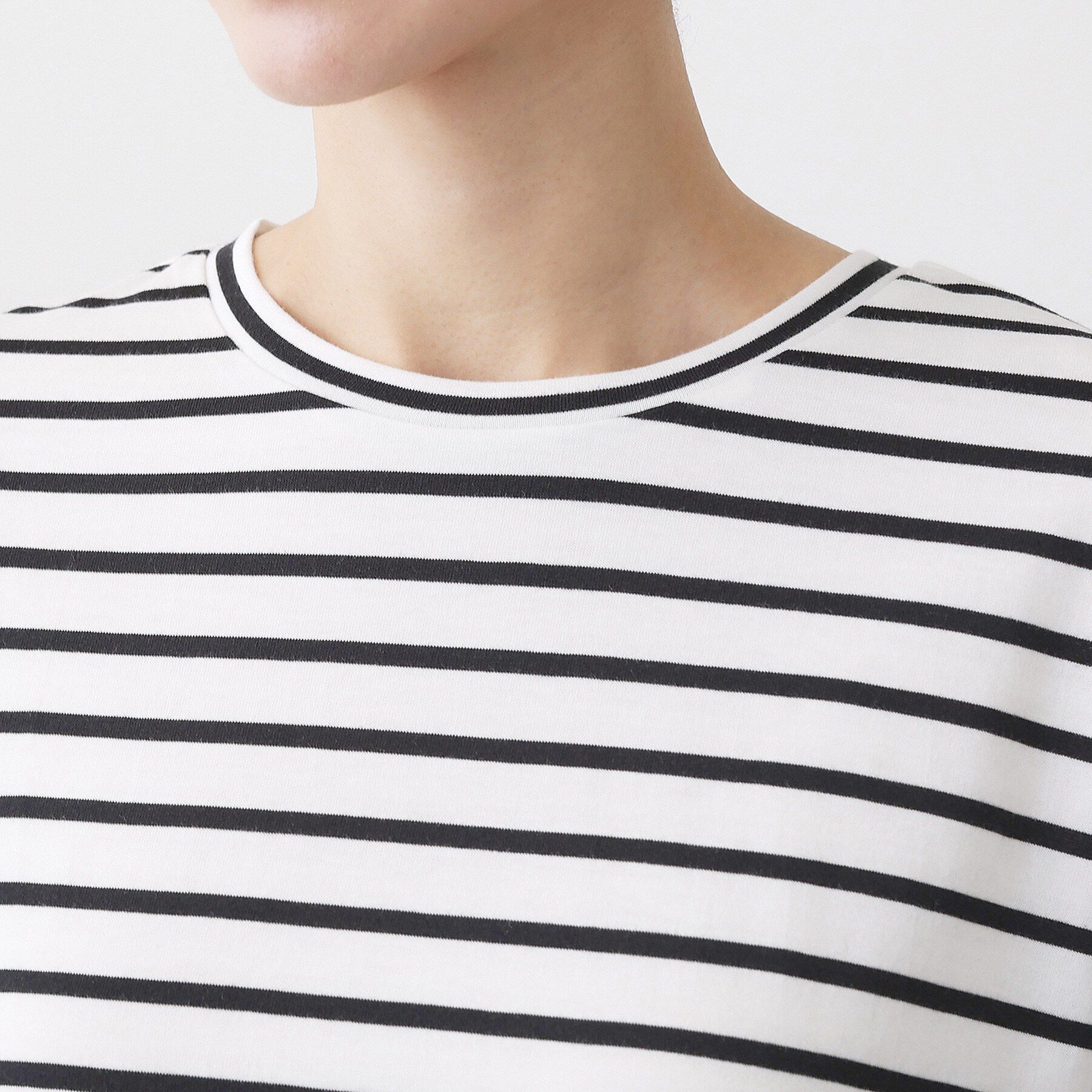 Dessin「【洗える】シャツテールロングTシャツ」|Tシャツ・カットソー|