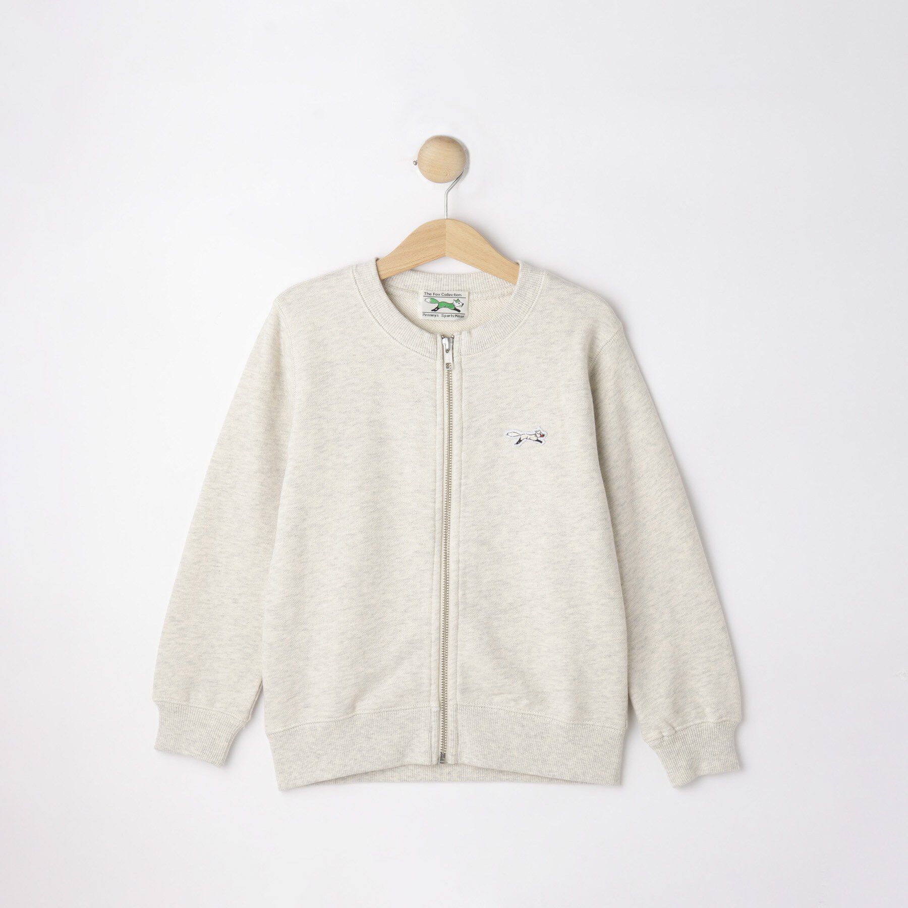 Dessin「【コラボアイテム】Penneys コットン裏毛ZIPカーディガン」|カーディガン|グレージュ(050)