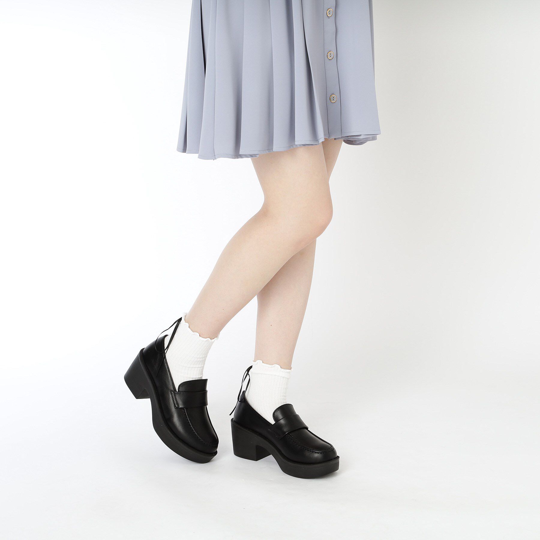csT&P「2WAYガーリーリボンボリュームローファー」|パンプス|