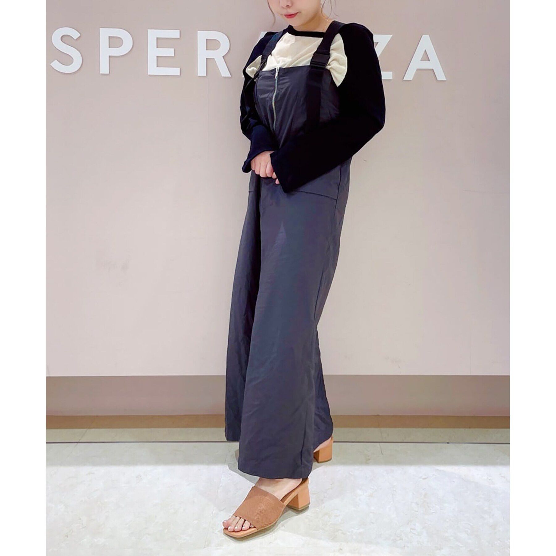 ESPERANZA「ニットアッパーミュールサンダル 24SS」|サンダル|