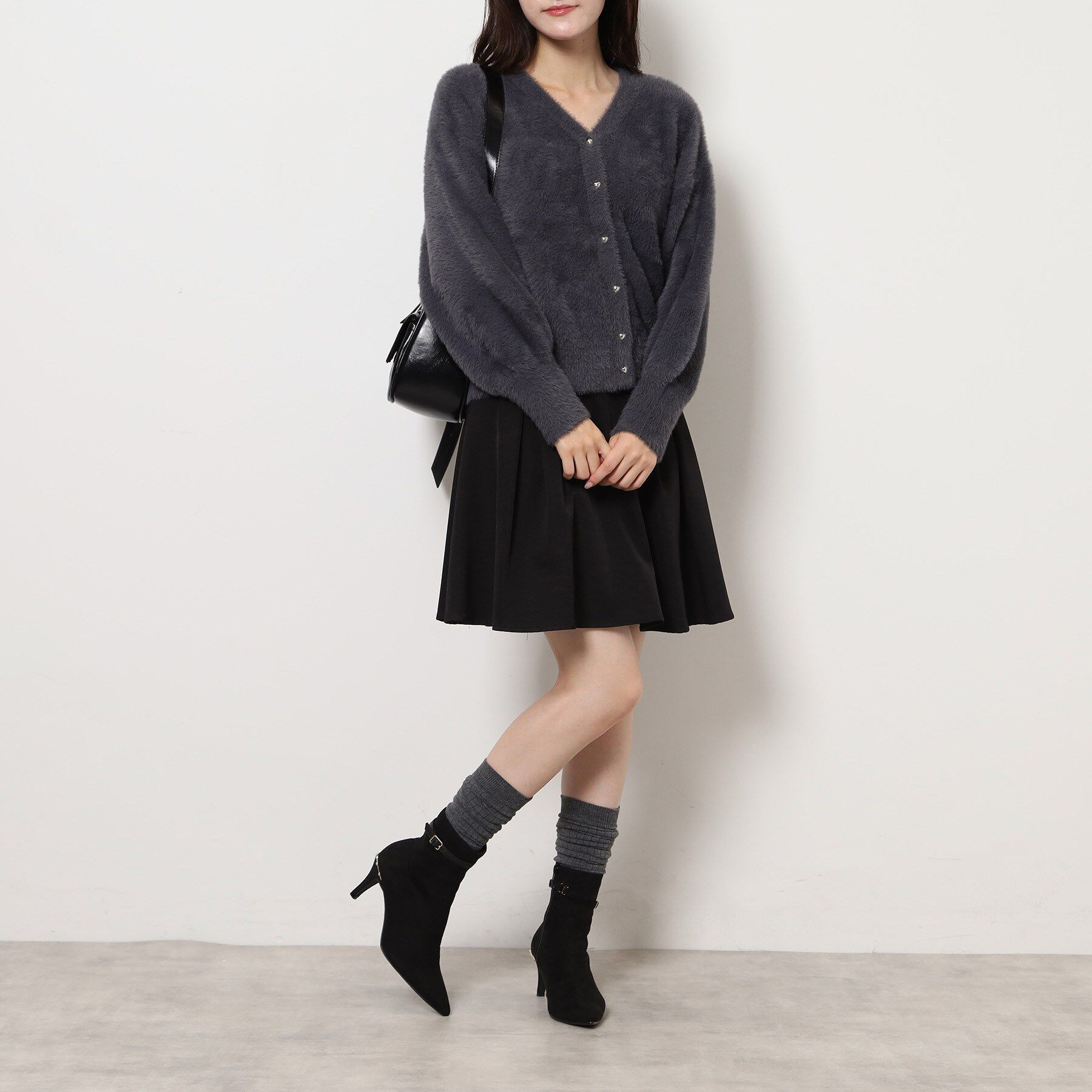 ESPERANZA「ジュエルヒールショートブーツ」|ショートブーツ|