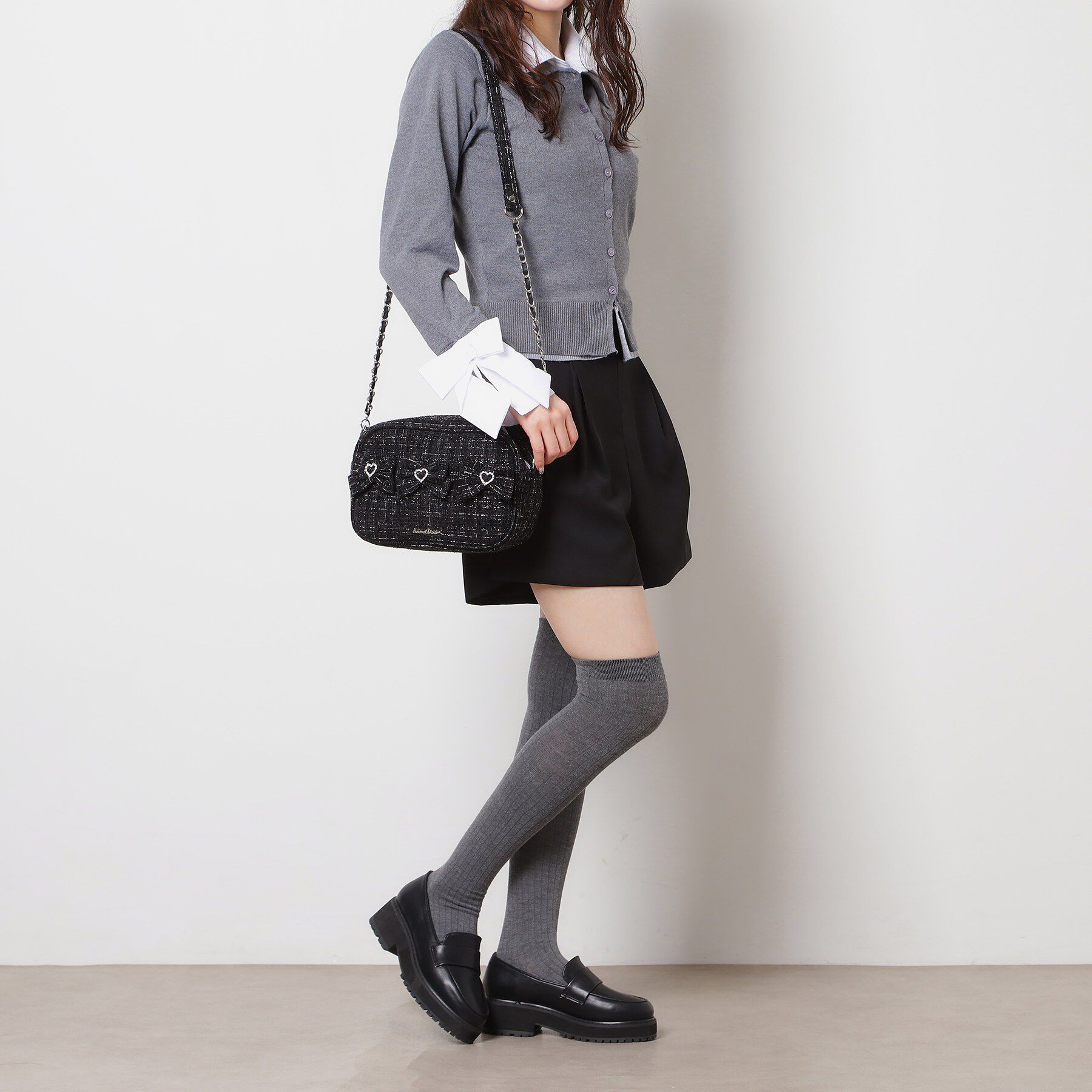 ESPERANZA「【レイン対応】リボン厚底ローファー」|パンプス|