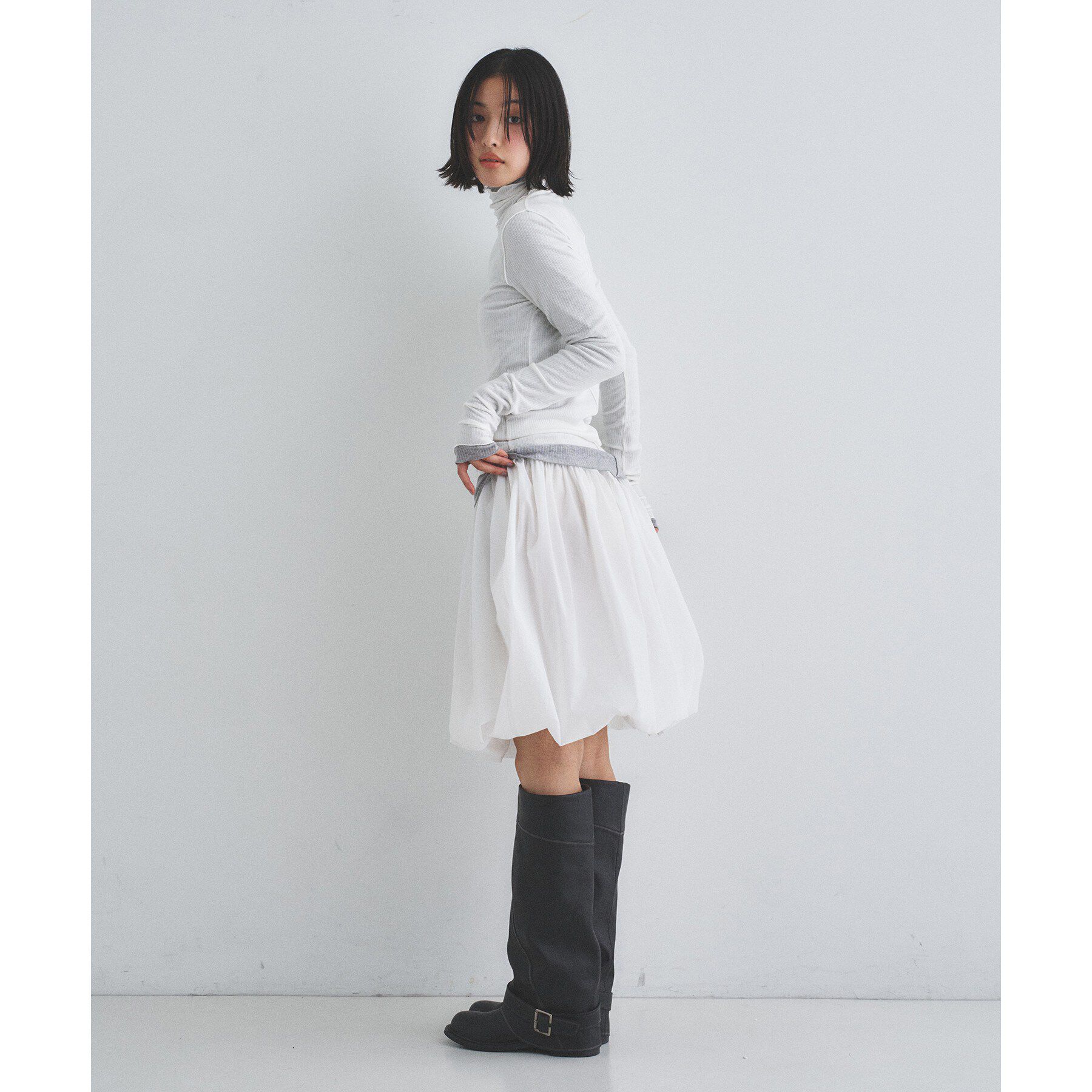 CODE A「balloon easy skirt」|スカート|
