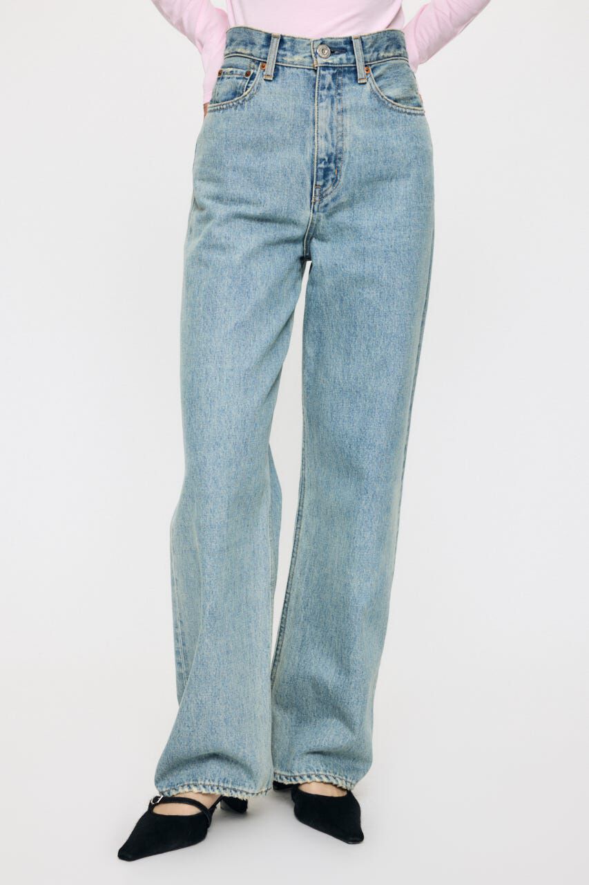 MOUSSY「HIGH WAIST STRAIGHT」|デニム|