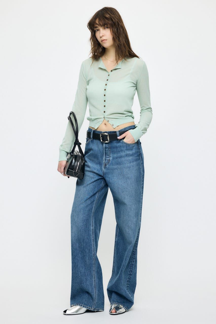 MOUSSY「LOW SLUNG ストレート」|デニム|