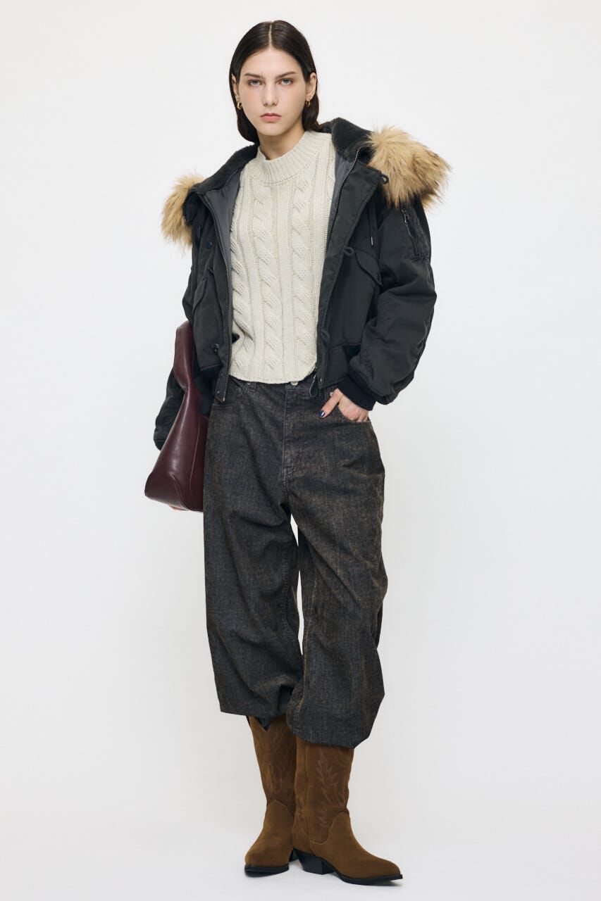 MOUSSY「CROPPED N2-B」|ブルゾン・スタジャン|