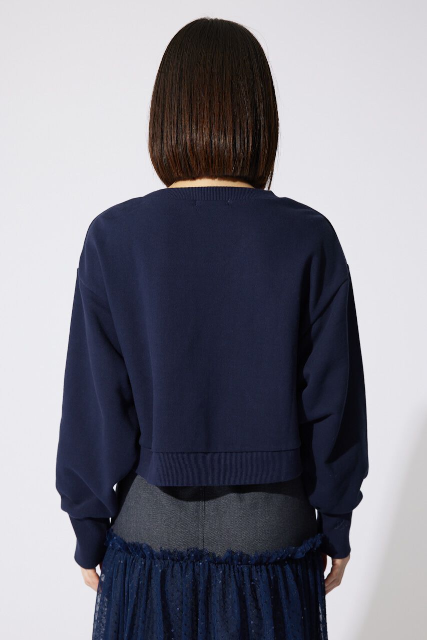 rienda「サガラ刺繍スウェットトップス」|Tシャツ・カットソー|