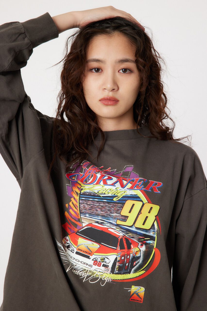 RODEO CROWNS「G/O AUTO RACING ロングTシャツ」|Tシャツ・カットソー|