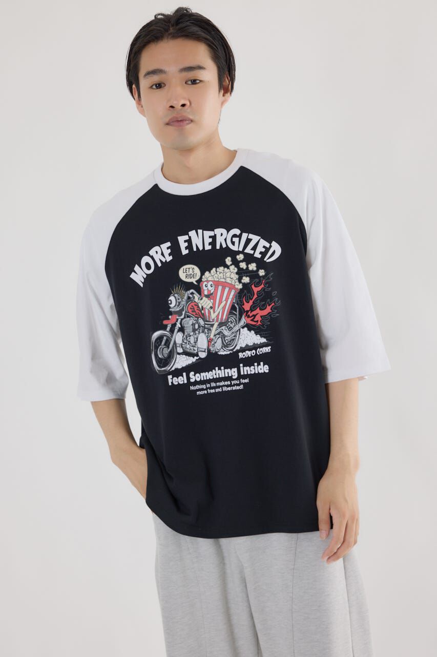 RODEO CROWNS「ロッドカスタム5分袖Tシャツ」|Tシャツ・カットソー|