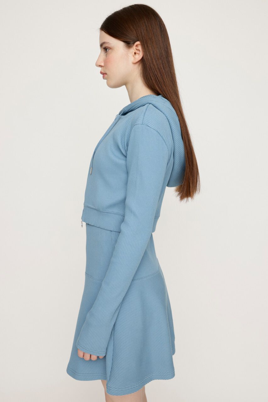SLY「CROPPED HOODIE FLARE SK 2P」|ワンピース|