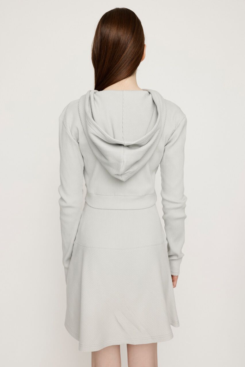 SLY「CROPPED HOODIE FLARE SK 2P」|ワンピース|