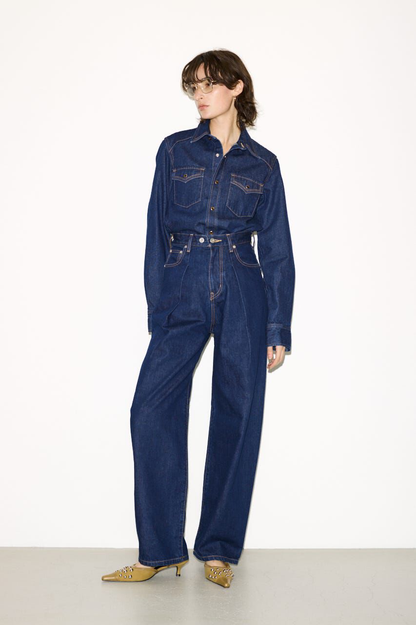 SLY「PK LONG SLEEVE DENIM シャツ」|シャツ・ブラウス|