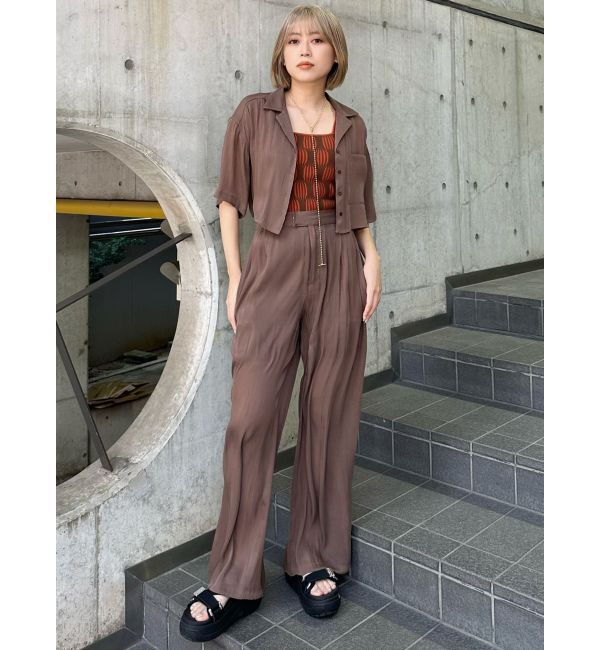 MURUA「シャイニーシアーパンツ」|その他|