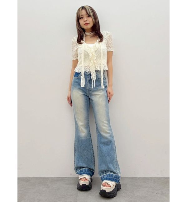 EVRIS「レースチョーカーネックトップス」|シャツ・ブラウス|