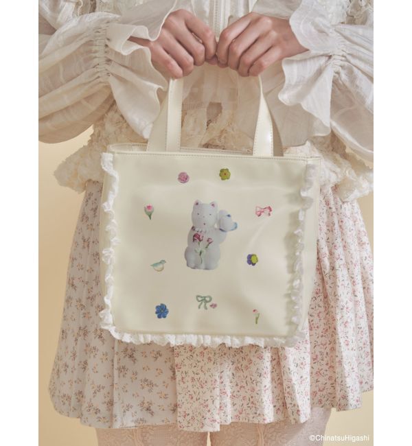 merry jenny「New Wave Sugar cat square bag」|トートバッグ|