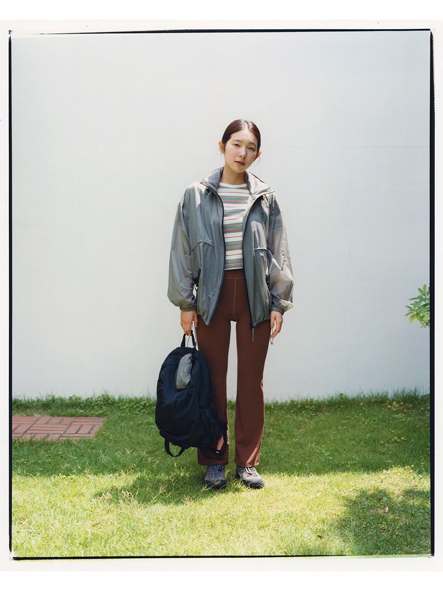 emmi atelier「【ONLINE限定カラー】eco 撥水ギャザーボディーバックパック」|リュック|