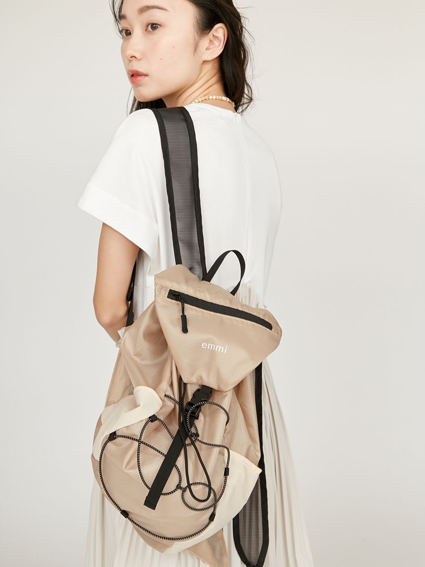 emmi atelier「【限定カラー】パッカブルバックパック」|リュック|