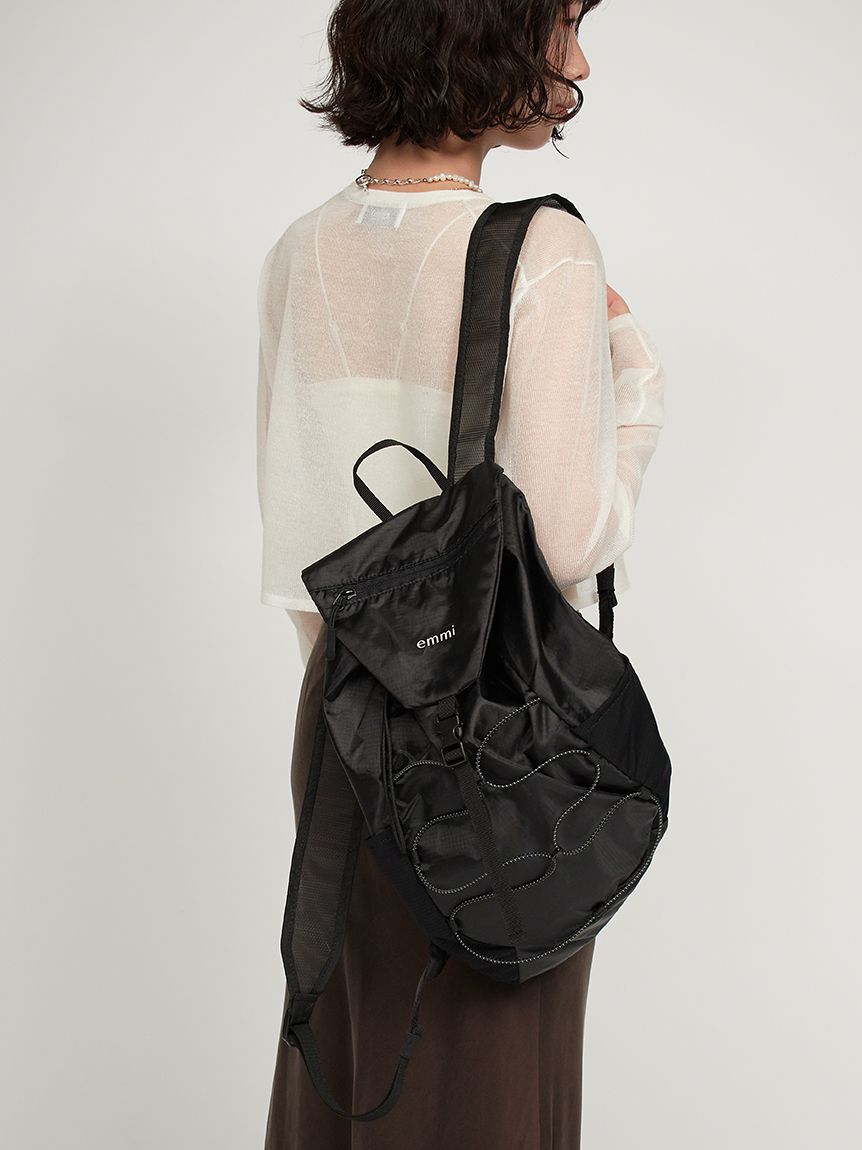 emmi atelier「【限定カラー】パッカブルバックパック」|リュック|