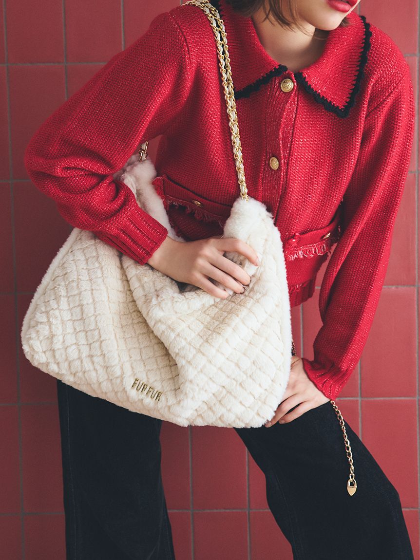 FURFUR「【WEB限定カラー】マテリアル巾着バッグ」|トートバッグ|