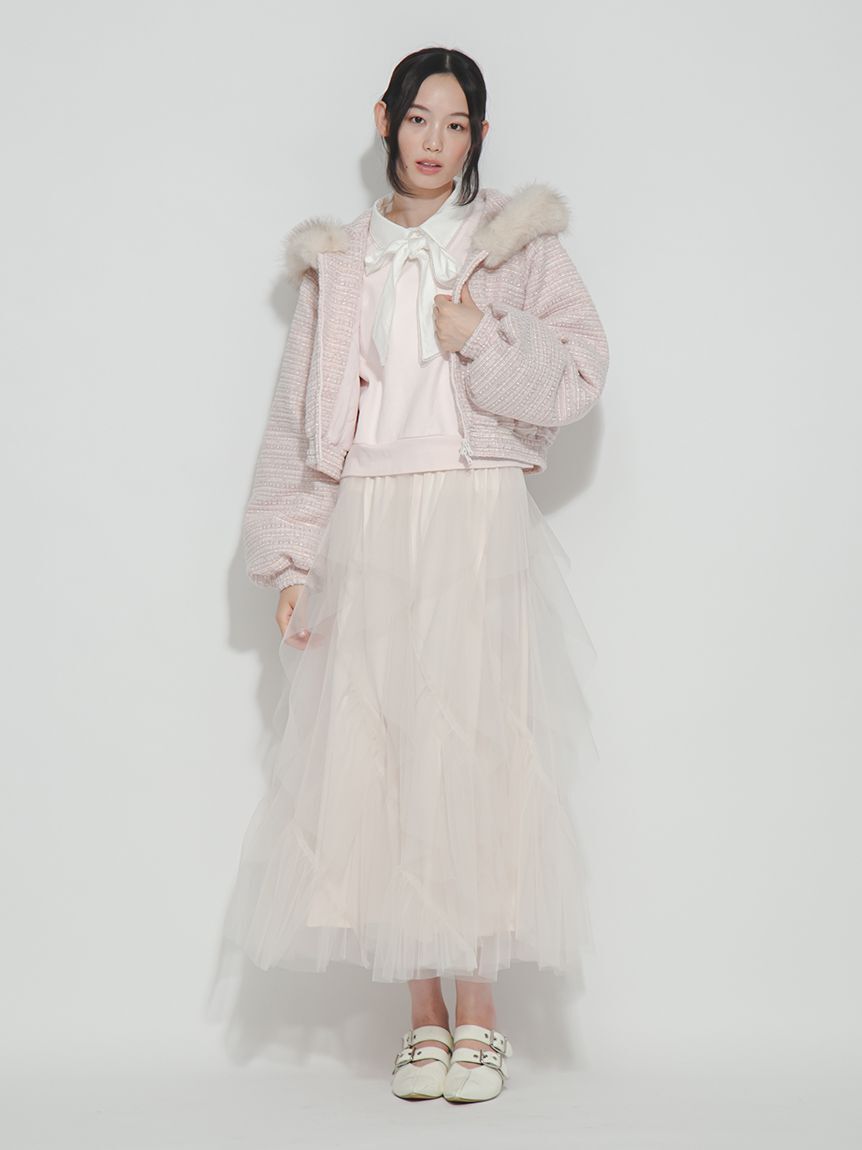 FURFUR「【WEB・一部店舗限定カラー】シャツドッキングボウタイスウェット」|スウェット・ジャージ|
