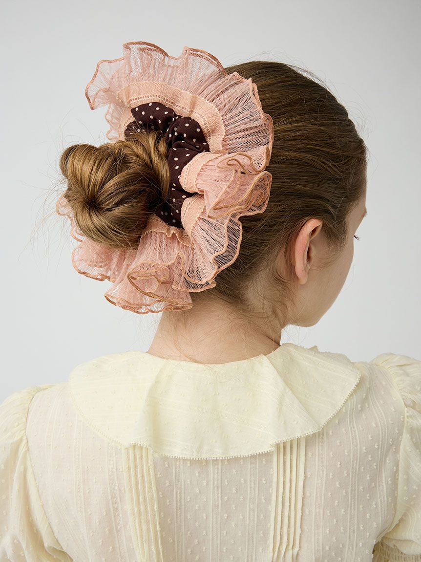 LILY BROWN「バリエーションプリーツシュシュ」|ヘアバンド|DOT