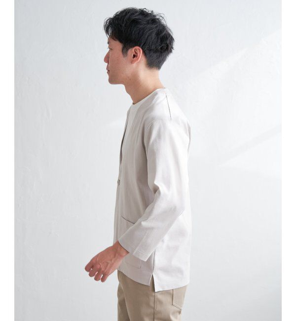 ikka「【接触冷感／抗菌防臭】GOKUラクセイケツ8分袖カーディガン」|カーディガン|