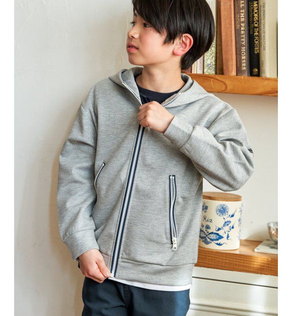 ikka kids「ポンチＺＩＰハイショクＺＩＰＰＫ」|Tシャツ・カットソー|
