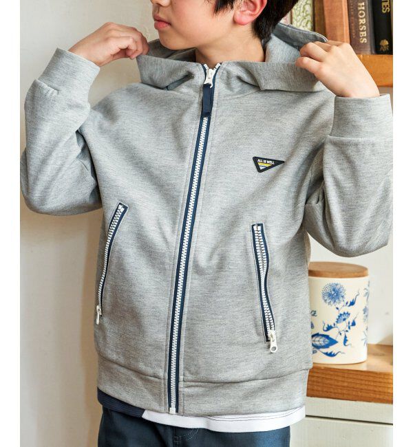 ikka kids「ポンチＺＩＰハイショクＺＩＰＰＫ」|Tシャツ・カットソー|