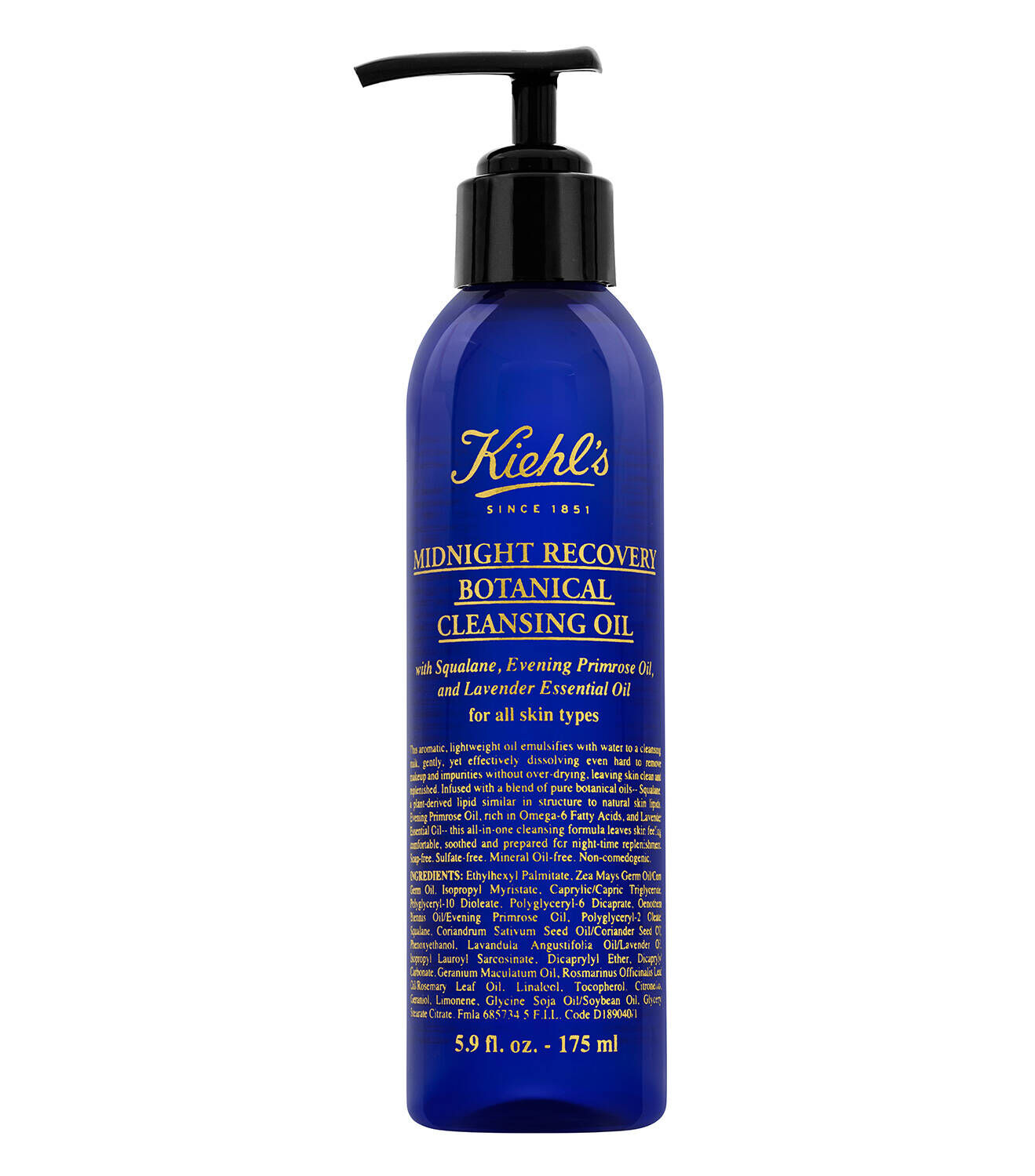 Kiehls Since 1851「キールズ ミッドナイトボタニカル クレンジングオイル 175ml」|クレンジング|-