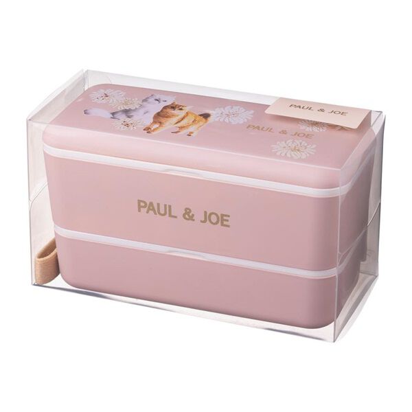PAUL&JOE「ランチボックス・長方形・２段／ポール＆ジョー・ブレイクタイム」|食器・キッチングッズ|