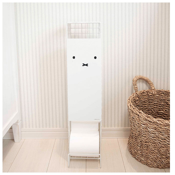 BACKYARD FAMILY「ミッフィー トイレットペーパー ストッカー 通販 miffy 収納ケース かわいい 可愛い」|トイレタリー・ランドリーグッズ|