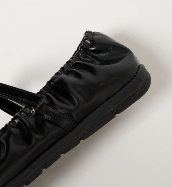 SY UNITED ARROWS「＜SY＞ シャーリングベルクロ フラット20&uarr;」|バレエシューズ|