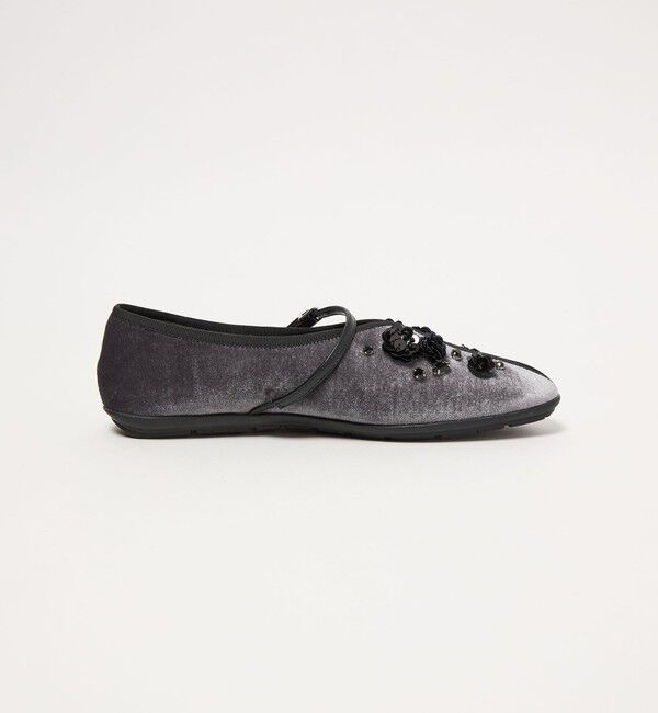 SY UNITED ARROWS「＜SY＞フラワービジューチャイナベルト フラット20&uarr;」|バレエシューズ|