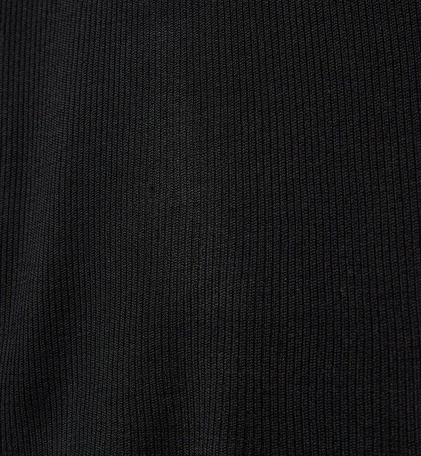 UNITED ARROWS「シルク リブ クルーネック ニット」|ニット・セーター|