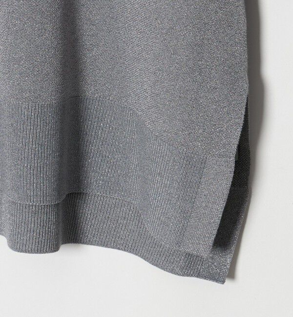 UNITED ARROWS「ラメ ジャガード スキッパー ニット ‐ウォッシャブル‐」|ニット・セーター|