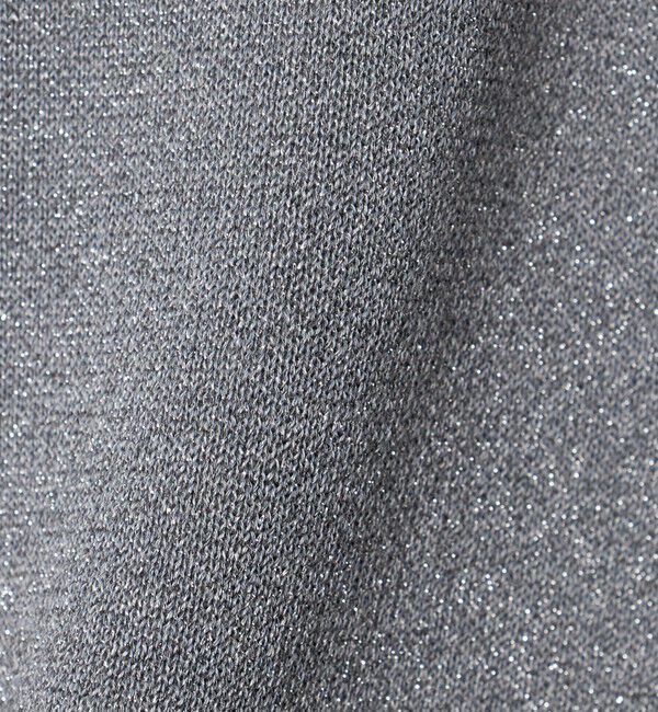 UNITED ARROWS「ラメ ジャガード スキッパー ニット ‐ウォッシャブル‐」|ニット・セーター|