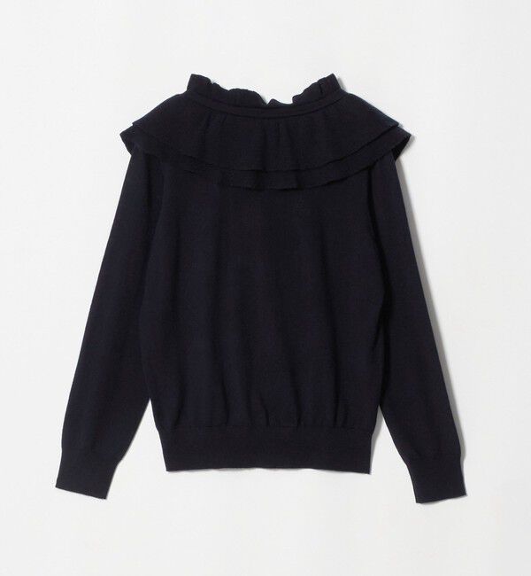 UNITED ARROWS「ウール ダブルフリル ニット」|ニット・セーター|