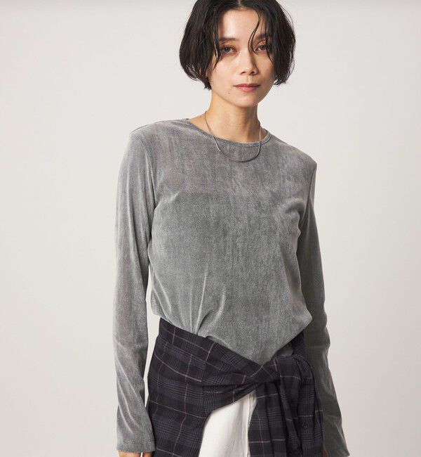 UNITED ARROWS green label relaxing「シアーフロッキー ロングスリーブ プルオーバー」|Tシャツ・カットソー|
