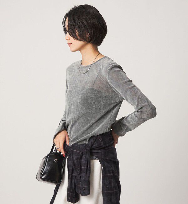 UNITED ARROWS green label relaxing「シアーフロッキー ロングスリーブ プルオーバー」|Tシャツ・カットソー|
