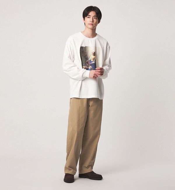 UNITED ARROWS green label relaxing「TC ツイル ピーチ バレル ワイド パンツ W4」|その他|