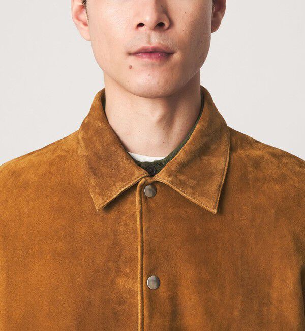 UNITED ARROWS green label relaxing「【別注】＜SKOOKUM＞ スエード ジャケット」|ブルゾン・スタジャン|