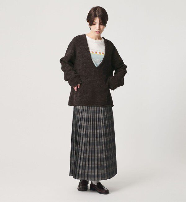 BEAUTY&YOUTH UNITED ARROWS「テープヤーン ディープVネック ニット」|ニット・セーター|