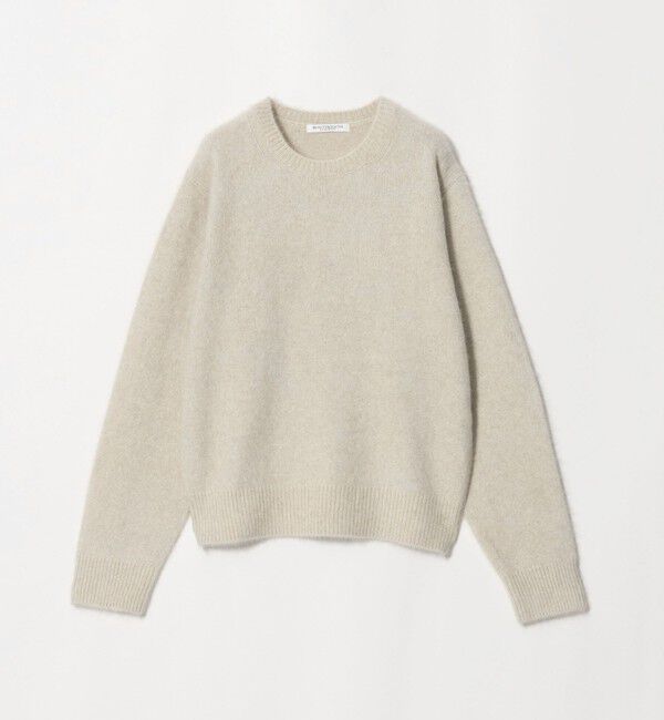 BEAUTY&YOUTH UNITED ARROWS「フォックスカシミヤブレンド クルーネック ニットプルオーバー」|ニット・セーター|