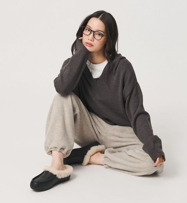BEAUTY&YOUTH UNITED ARROWS「【国内EXCLUSIVE】＜UGG＞アンスレー ミュール/ブラック レザー」|サンダル|