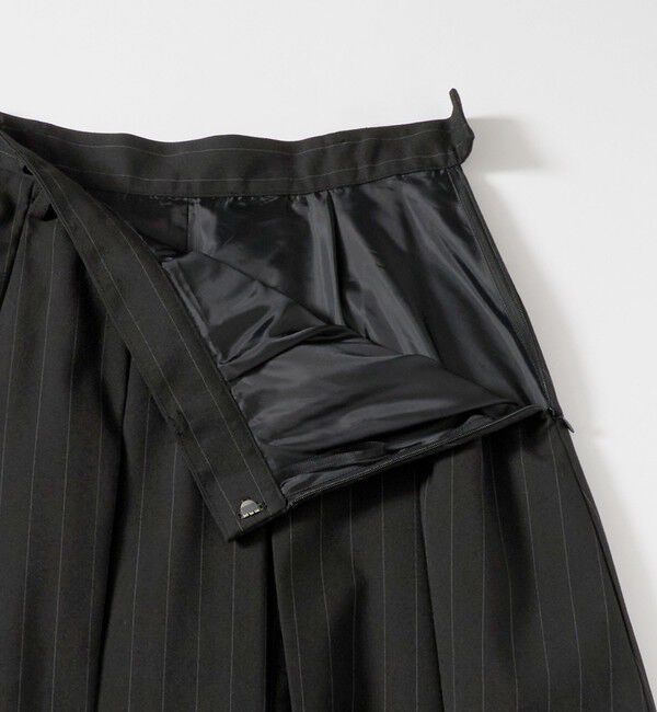 BEAUTY&YOUTH UNITED ARROWS「ソリッド＆ストライプ ワイドプリーツスカート」|スカート|