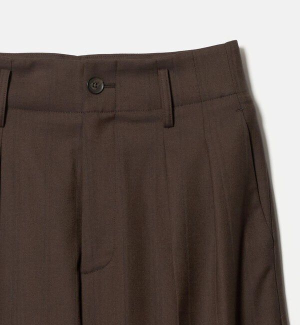 BEAUTY&YOUTH UNITED ARROWS「シャドーストライプ タック ワイドパンツ ウォッシャブル」|その他|